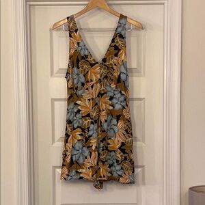 Rip Curl NEW Floral V-Neck Romper